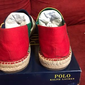 Cevio slip CP-93 Espadrille Ralph Lauren Shoes  Color Blocked.